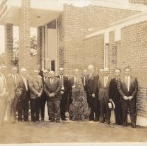Dedication of the new courthouse